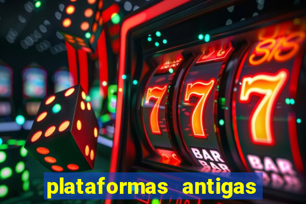 plataformas antigas de jogos